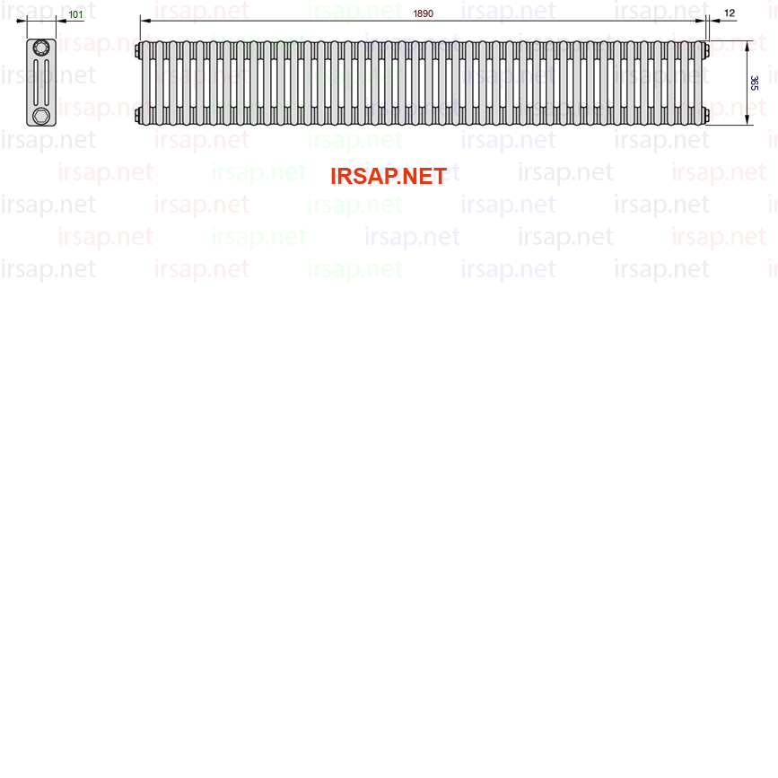 Радиатор IRSAP Tesi 30365/42 T23 CL 01